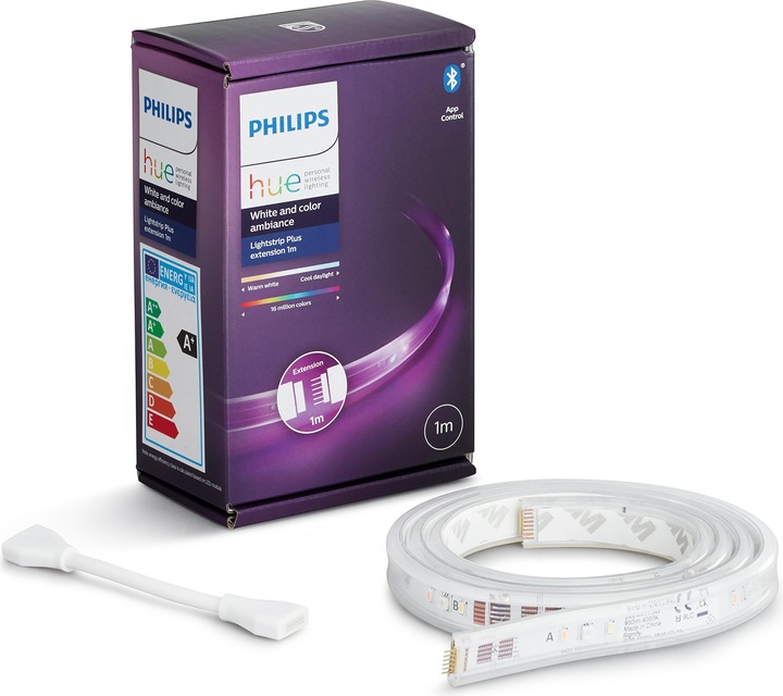 Actual product image Philips Hue Lightstrips BT Extension (RGBW, 100 cm, Indoor)