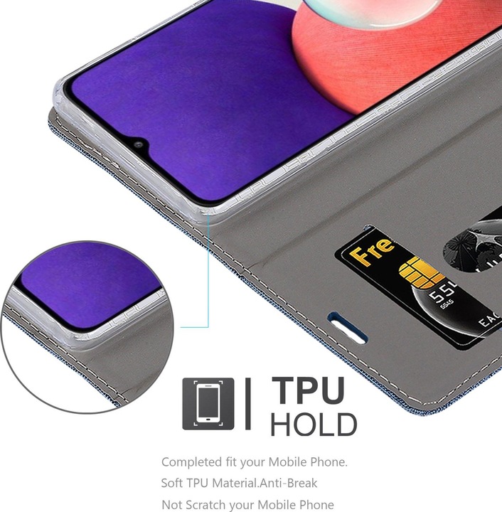 Actual product image Cadorabo Jeans Book Cover (Samsung Galaxy A22 5G)
