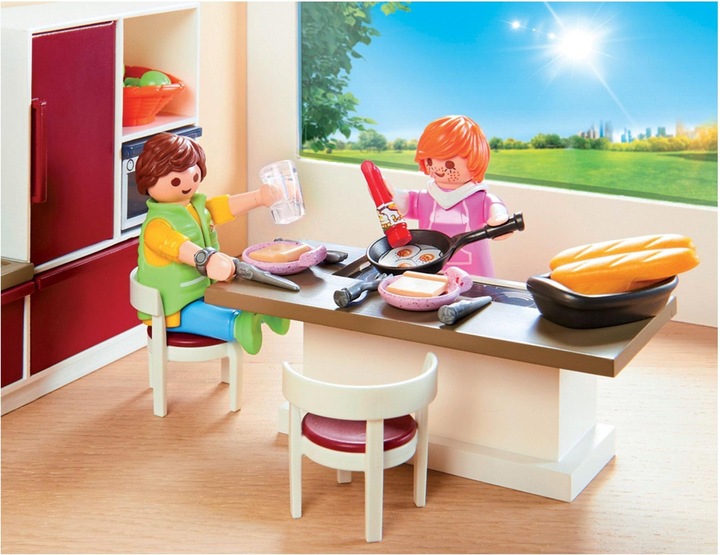 Produktbild Playmobil Grosse Familienküche (9269, Playmobil City Life)