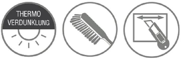 Immagine prodotto Gardinia Plissettato 40 x 130 cm, nero (40 x 130 cm)