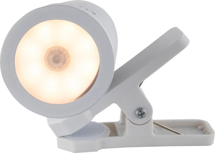 Image du produit REV LED Akku Clip Leuchte mit Schalter, weiss 2014100300 (180 lm)