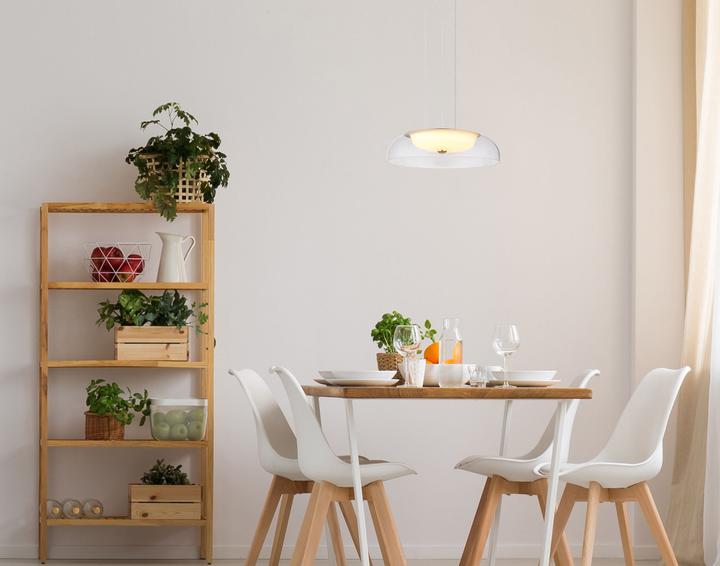 Productafbeelding Globo Hanglamp metaal messing gekleurd, 1xLED, 15474H2
