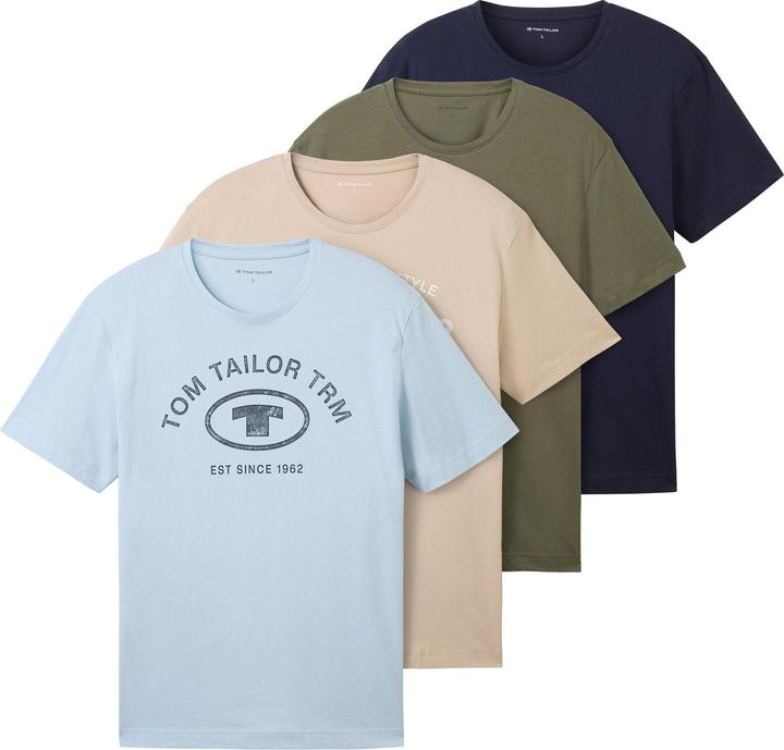 Image du produit Tom Tailor T-Shirt 4er Pack (M)