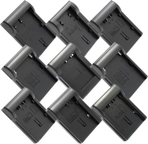 Hedbox Plaque pour chargeur (Chargeur de batterie d'appareil photo)