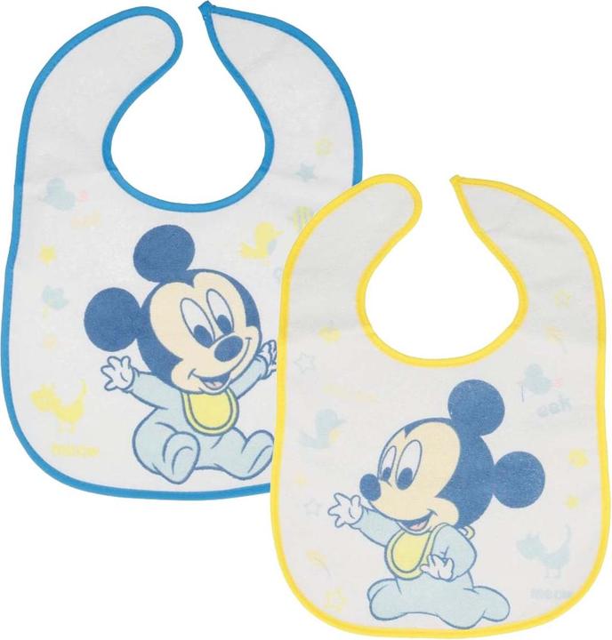Actual product image Mickey Mouse - Klett-Lätzchen (2 Stück)
