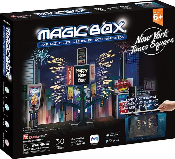 Produktbild Cubicfun 3D Jigsaw Puzzle - Magic Box - New York (Difficulty: 4/6) (30 Teile)