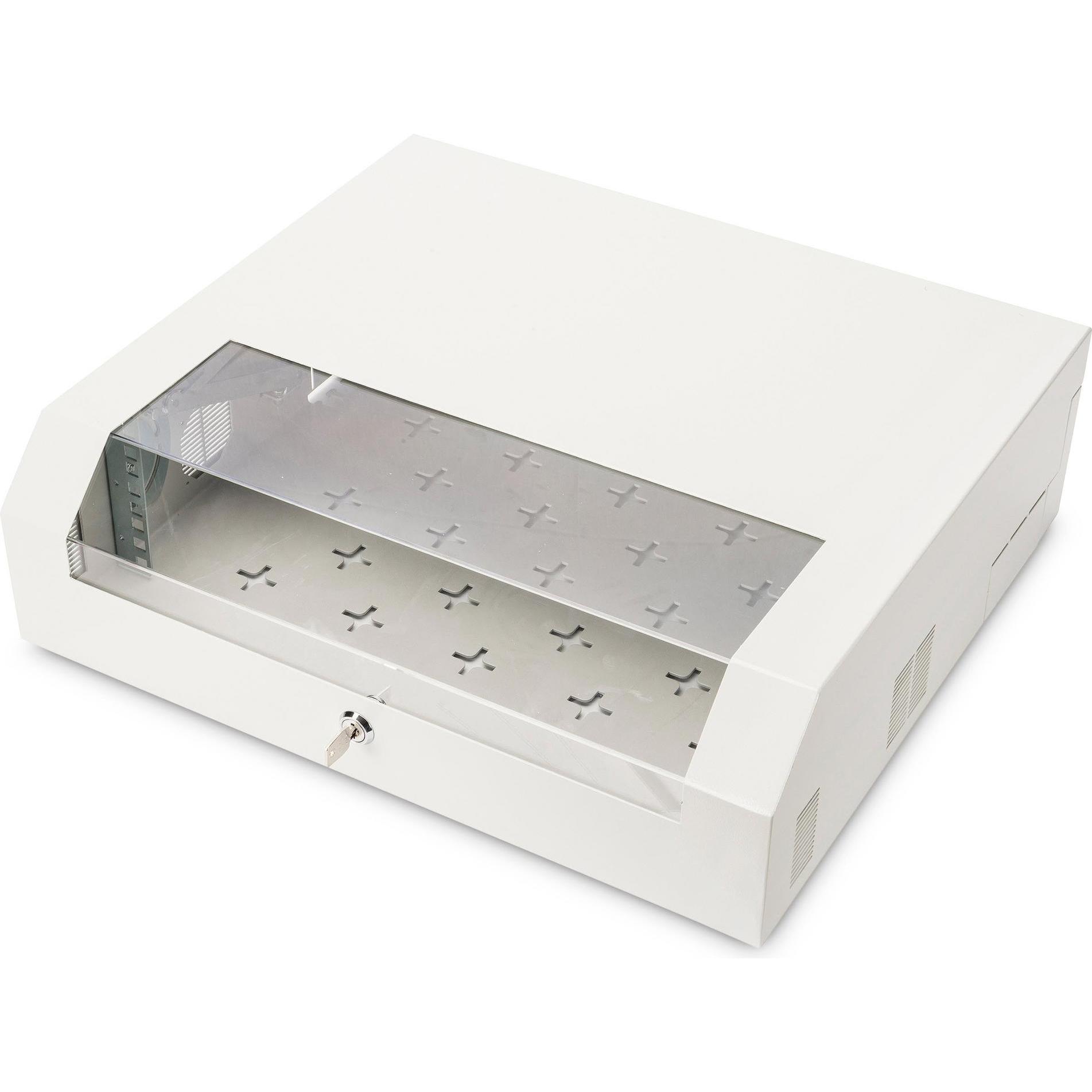 Digitus Wandgehäuse - SOHO (3 HE, Rack da 19 pollici), Armadio rack, Grigio