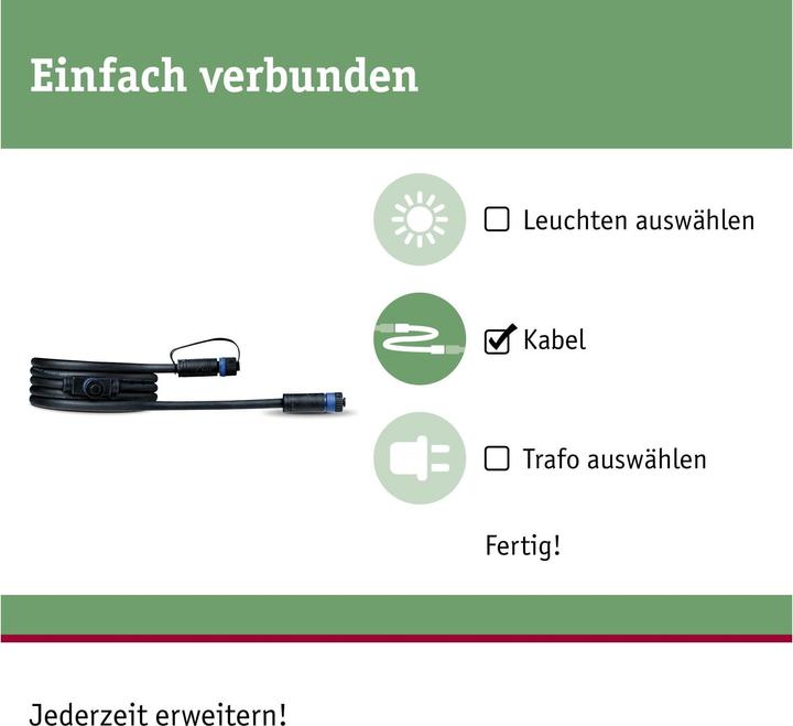 Actual product image Paulmann Plug & Shine cable