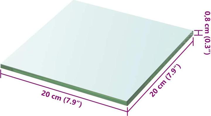 Image du produit vidaXL Glasplatte