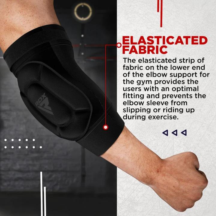 Produktbild Rdx Ellenbogenschutz aus Schaumstoff Schwarz/Schwarz-XL (XL)