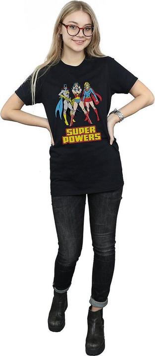 Image du produit DC Super Hero Girls T-shirt boyfriend en coton du groupe Super Power pour femmes/femmes (3XL)