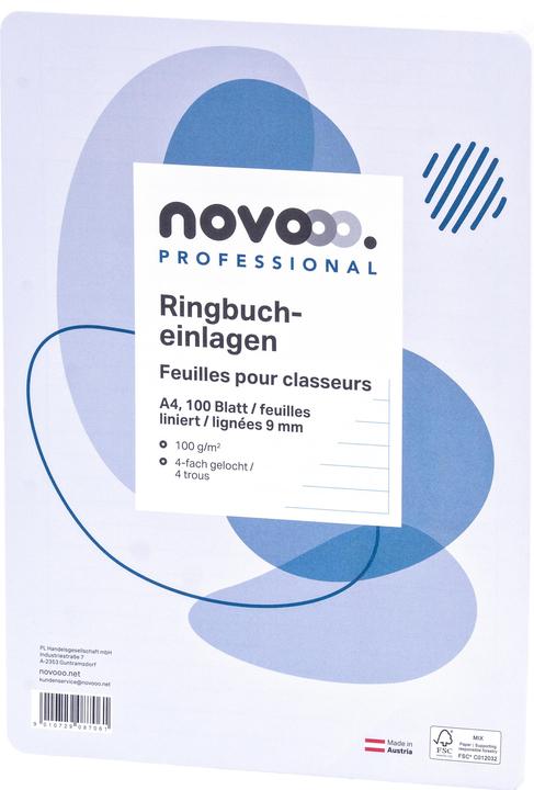 Immagine prodotto Novooo Ringbucheinlagen A4