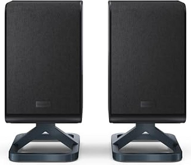 Immagine prodotto Sharp Speakers HT-SPR52021(BK) Q Soundbar 2.0.2 Wireless Rear Surround Speakers, Black | (200 W, 2.0.2 Canale)