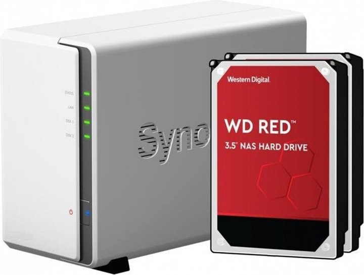 Produktbild Synology DS220j (2 x 3 TB, WD Red Plus)