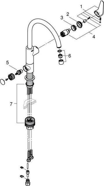 Produktbild Grohe Kchenarmatur mit Filterfunktion Blue chrom glnzend 31723000