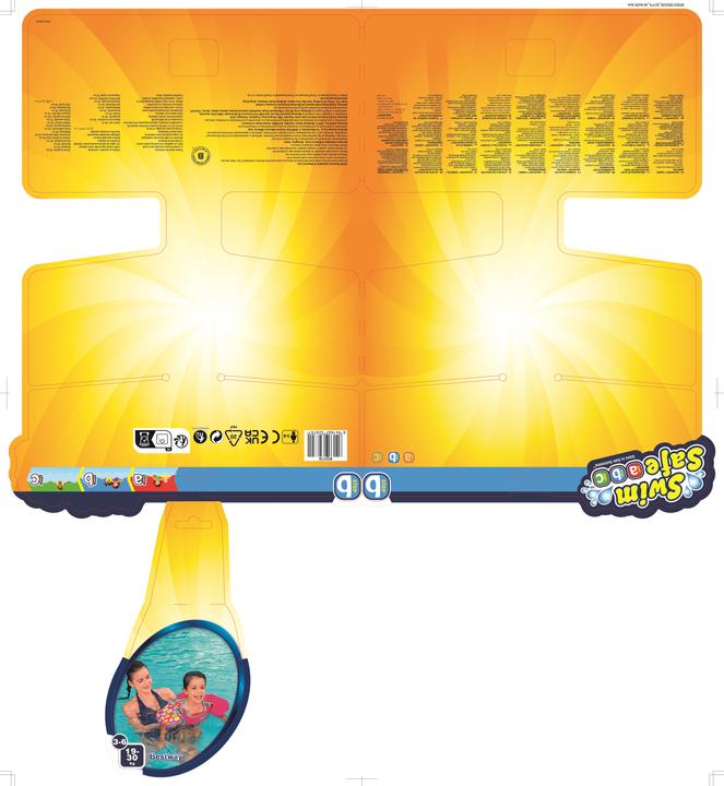 Actual product image Bestway Swim Safe ABC Swin Pal 19-30 kgr, Grøn (26, 28, 30, up to 30 kg)