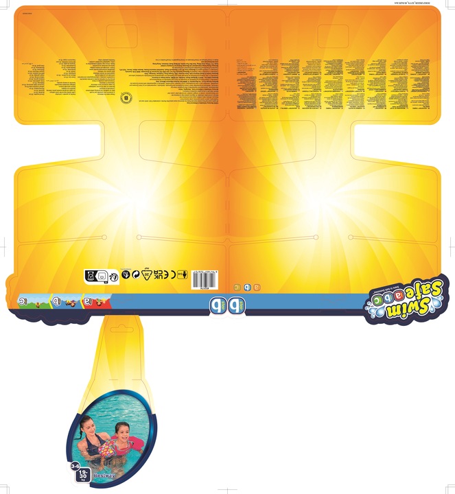 Actual product image Bestway Swim Safe ABC Swin Pal 19-30 kgr, Grøn