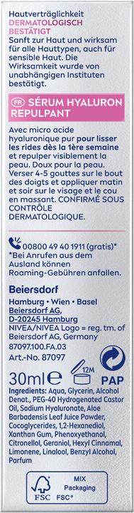 Produktbild NIVEA DUPLIKAT Cellular Expert Filler Hyaluron (30 ml)