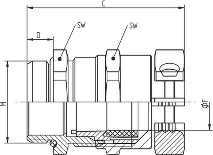 Actual product image Lapp Cable gland with strain relief