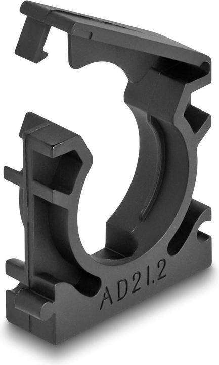 Image du produit Delock Support de gaine de câble 21.2 mm, 4 pièces, noir (Gaines pour câbles, 3.50 cm)