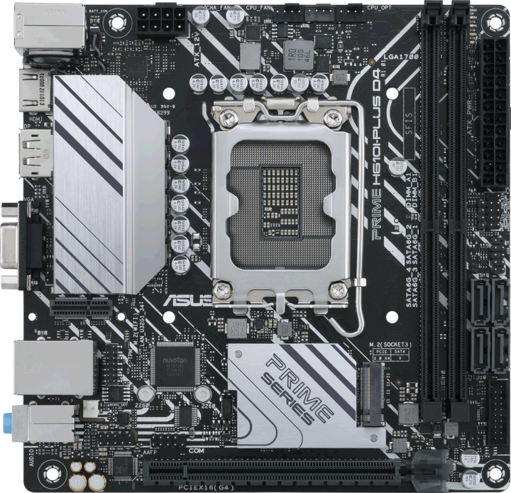 Produktbild ASUS MB Prime H610I-Plus (LGA 1700, Intel H610, Mini-ITX)