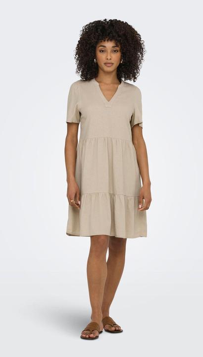 Actual product image Only Regular fit V-neck Short dress Bell-shaped dress (L)