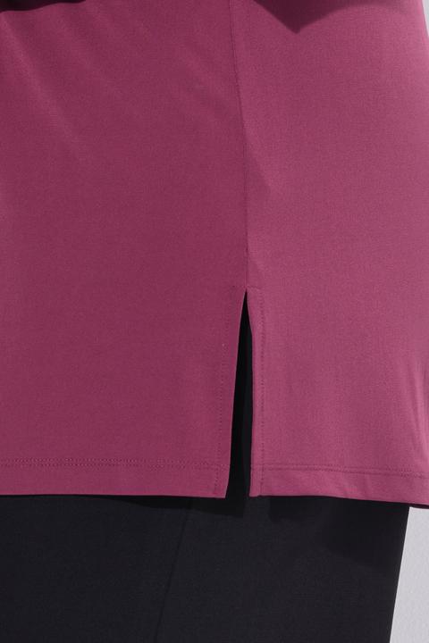 Produktbild Ulla Popken Longshirt, A-Linie, V-Ausschnitt, 3/4-Ärmel (56)