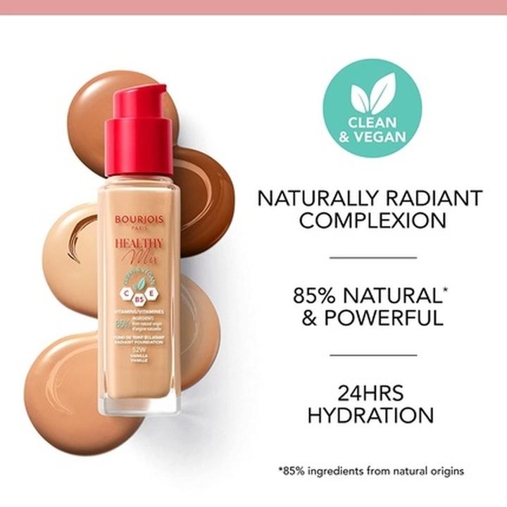 Immagine prodotto Bourjois Fondotinta radiante Healthy Mix Clean & Vegan (56,5C Acero)