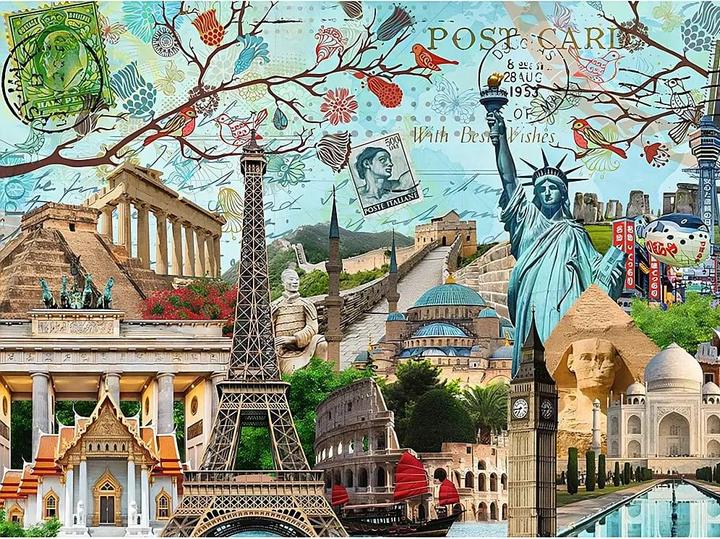Actual product image Ravensburger Big City Collage (5000 pieces)