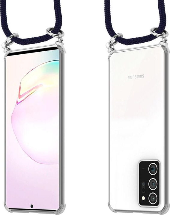 Produktbild Cadorabo TPU Handy Kette SILBER Cover