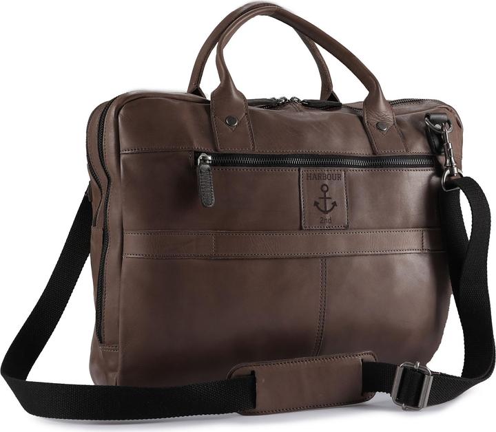 Immagine prodotto Harbour 2nd Urban Poets Aktentasche Leder 50 cm Laptopfach (18.50")