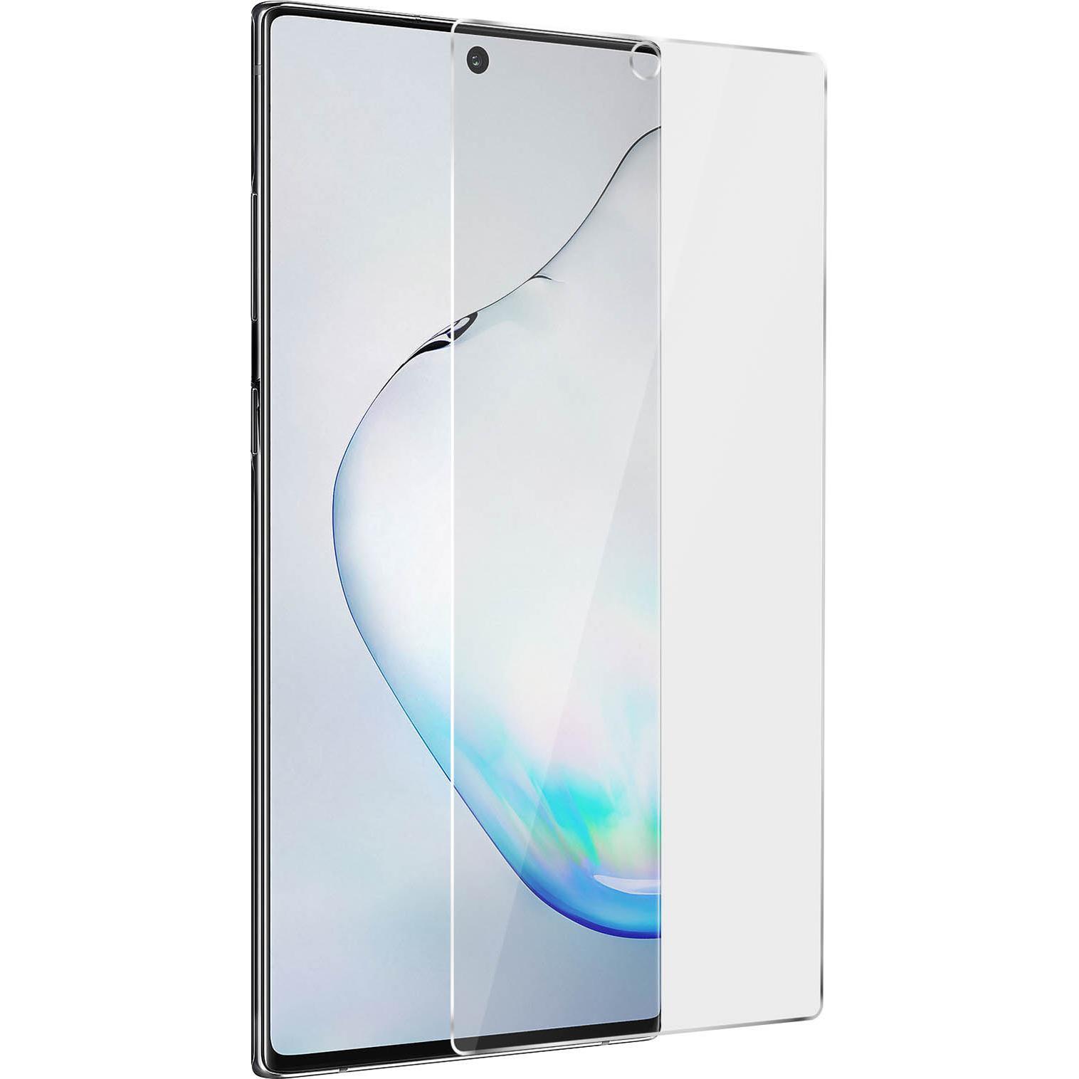 Avizar Kristallklare Folie, Glas-Displayschutz (1 Stück, Samsung Galaxy Note 10+), Smartphone Schutzfolie, Transparent