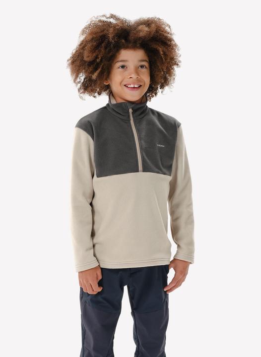 Produktbild Quechua Fleecepullover Kinder Jungen 1/2 Reissverschluss Wandern - MH100 TW (10XL)