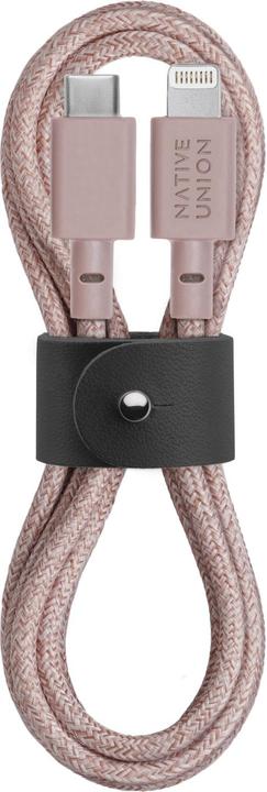 Produktbild Native Union Belt USB-C zu Lightning-Kabel 1.2m Rose (1.20 m)