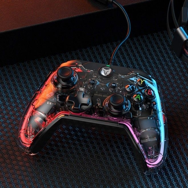 Actual product image Bigbig won RAINBOW S Wired Game Controller (PC, Switch)