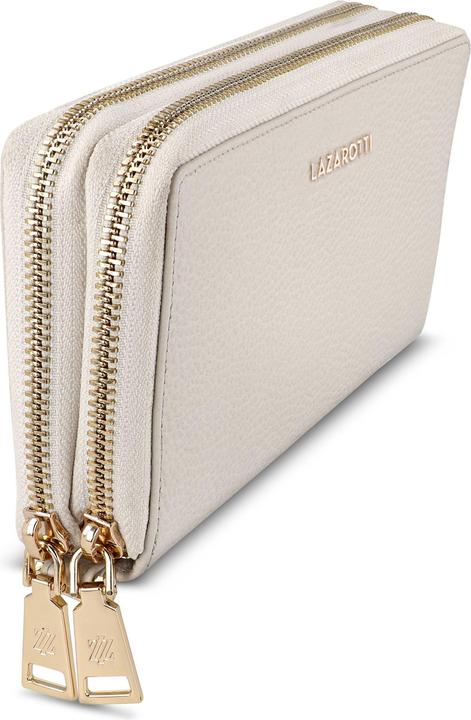 Actual product image Lazarotti Bologna Leather wallet RFID protection leather 20 cm