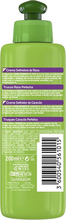 Produktbild Garnier FRUCTIS STYLE HIDRA RIZOS crema definidora fuerte nº2 200 ml (Haarwachs, 200 ml)