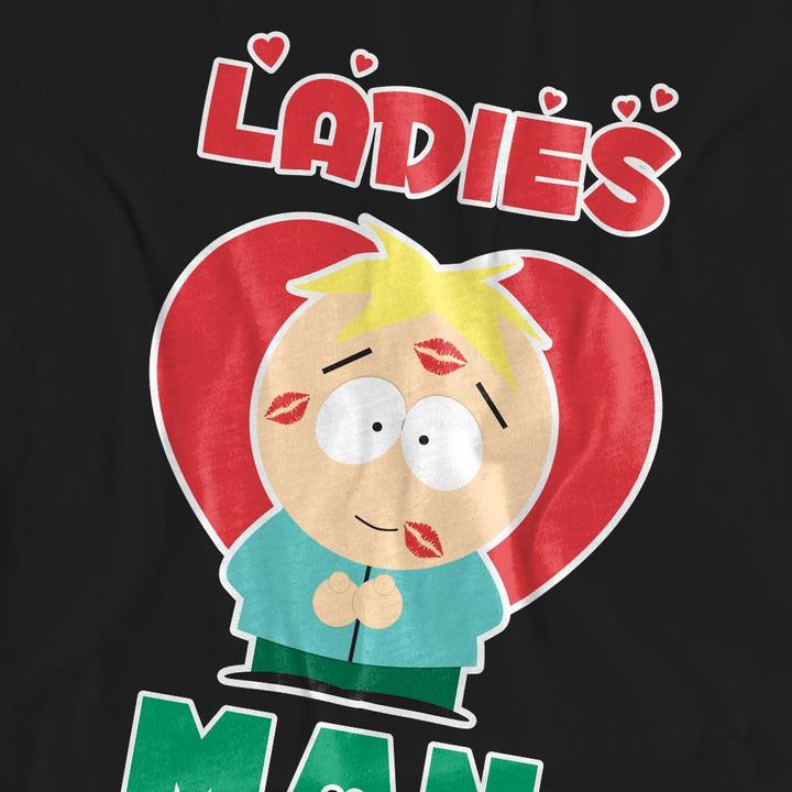 Actual product image Ubisoft Unisex Adult Ladies Man Butters Valentine's Day T-Shirt (M)