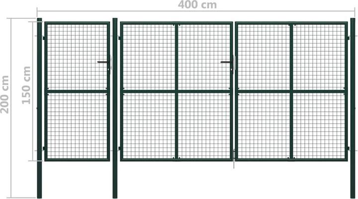 Produktbild vidaXL Gartentor