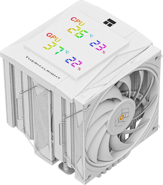 Produktbild Thermalright Ventilateur pour processeur Royal Knight 120 Digital RGB (Blanc) (162 mm)