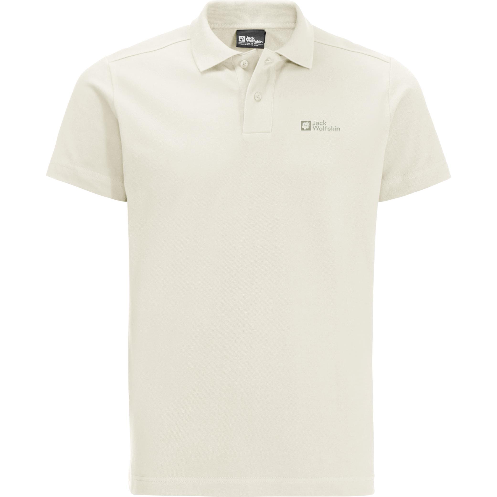 Jack Wolfskin, Herren, Shirt, Essential Polo M, Weiss, (M)