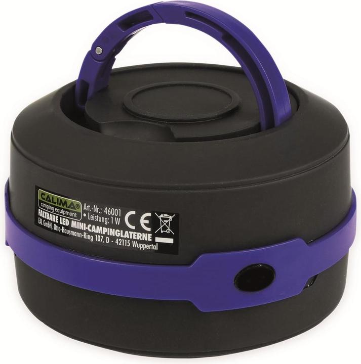Produktbild Calima CAMPING EQUIPMENT LED Mini Campinglaterne, faltbar