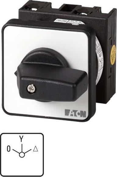 Actual product image Eaton T0-4-8410/E Star-delta- 024604 Switch Kont8 20A 0-Y-D 60° rast.