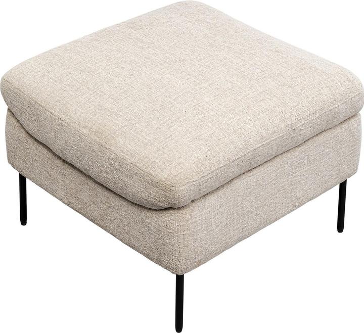 Actual product image Kare Design Armchair + stool Quinn High Beige