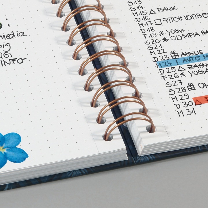 Immagine prodotto Jolie Quaderno a spirale (A5, Quadretti, Copertina rigida)