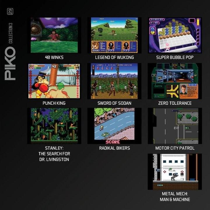 Actual product image Blaze Evercade Piko Collection 3 Cartridge (Evercade)