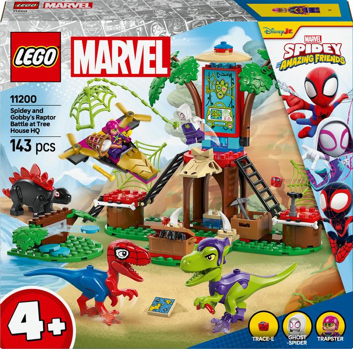 Immagine prodotto LEGO Showdown am Baumhaus: Spidey-Rex vs. Gobby-Raptor (11200, LEGO Marvel)
