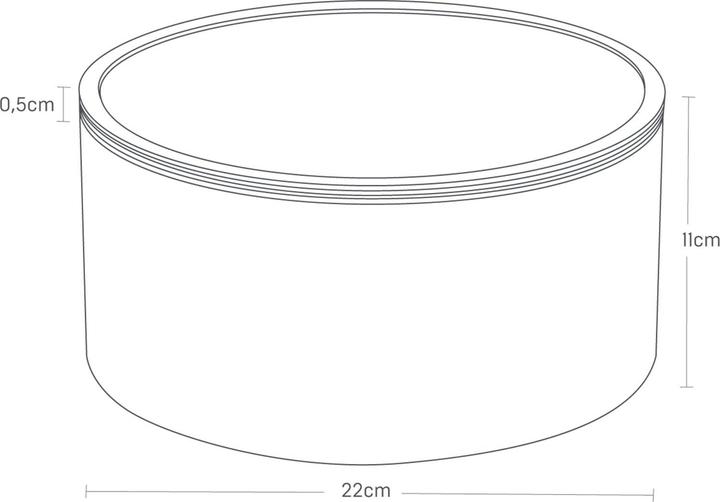 Actual product image Yamazaki Deep storage box with lid RIN (11 x 22 x 11 cm, 7.08 l)