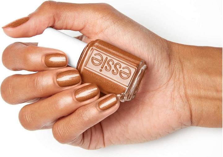 Actual product image Essie nail polish - not so silent night 878 (878 Not So Silent Night Gold Shimmer, Colour paint)
