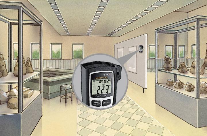 Produktbild Laserliner Luftfeuchtemessgerät (Hygrometer) ClimaData Box